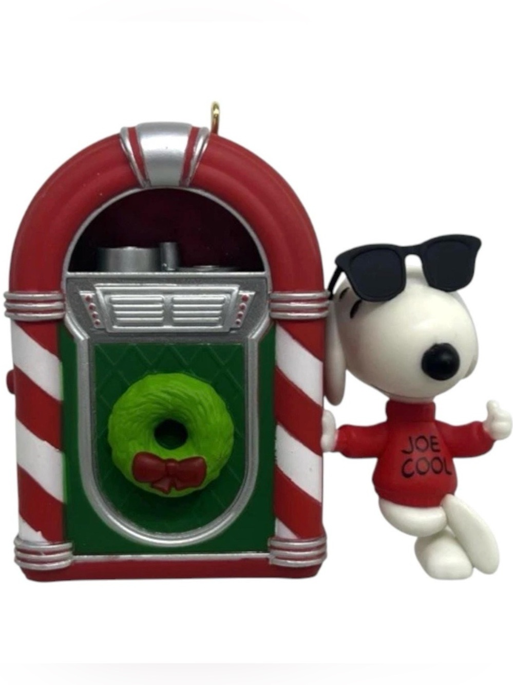 Snoopy Joe Cool Red Rocks & White Jukebox Holiday Toy Hallmark